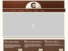 Tablet Screenshot of cabinetinventions.com